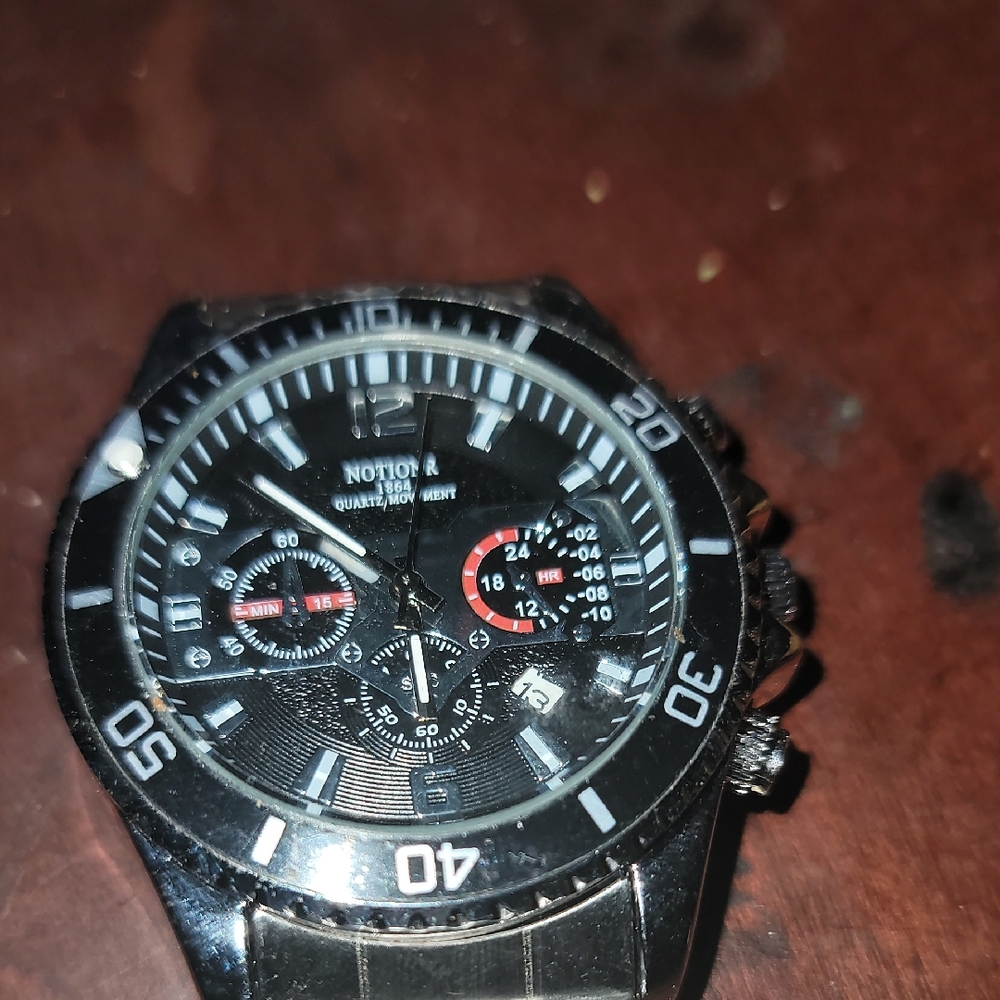 Black Chronograph Men's Watch